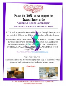 May - Adopt A Room Campaign 2016